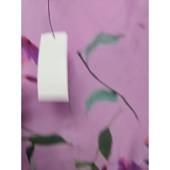 Talbots Tropical Floral Sleeveles Dress Womens Size 14 Fit Flare Lined New - Picture 2 of 8